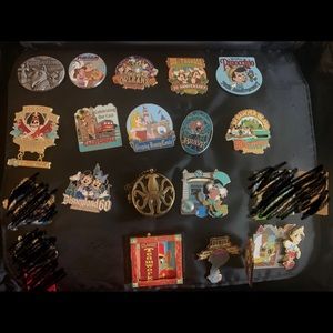Cast Member Pin Trading carrier and pins